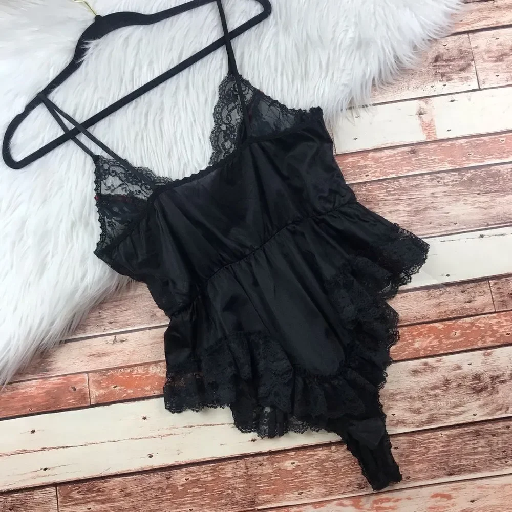 Vintage 1980’s‎ bodysuit lingerie one piece lace - Picture 5 of 5